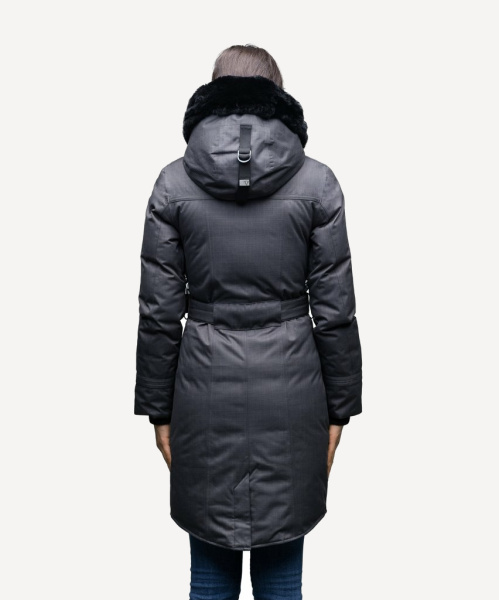 Пуховое пальто Ursula Heater (Женский; L; Navy)